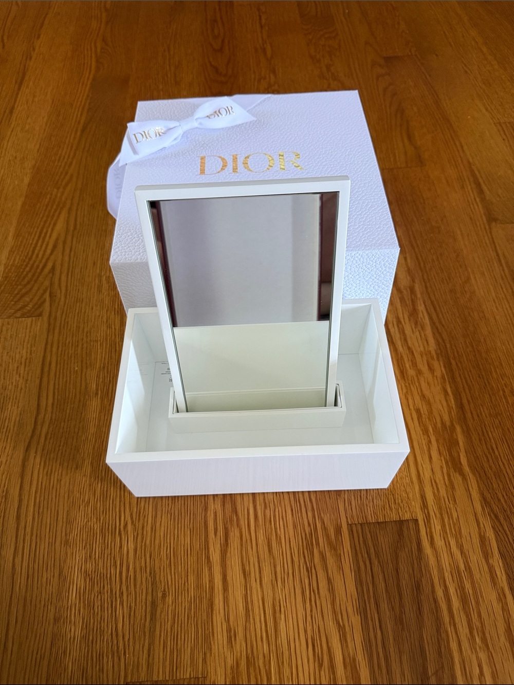 Dior White Vanity Mirror Box